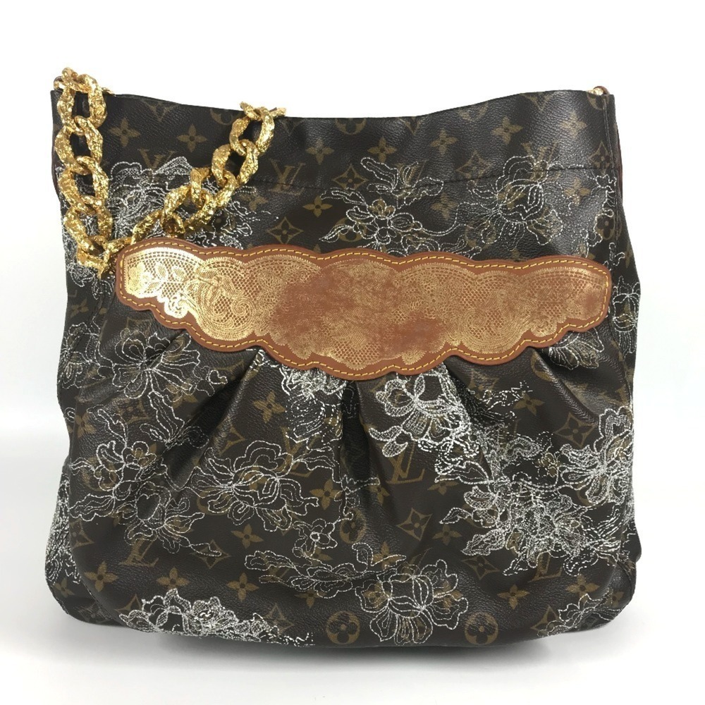 LOUIS VUITTON Brown Monogram Canvas Shoulder Bag